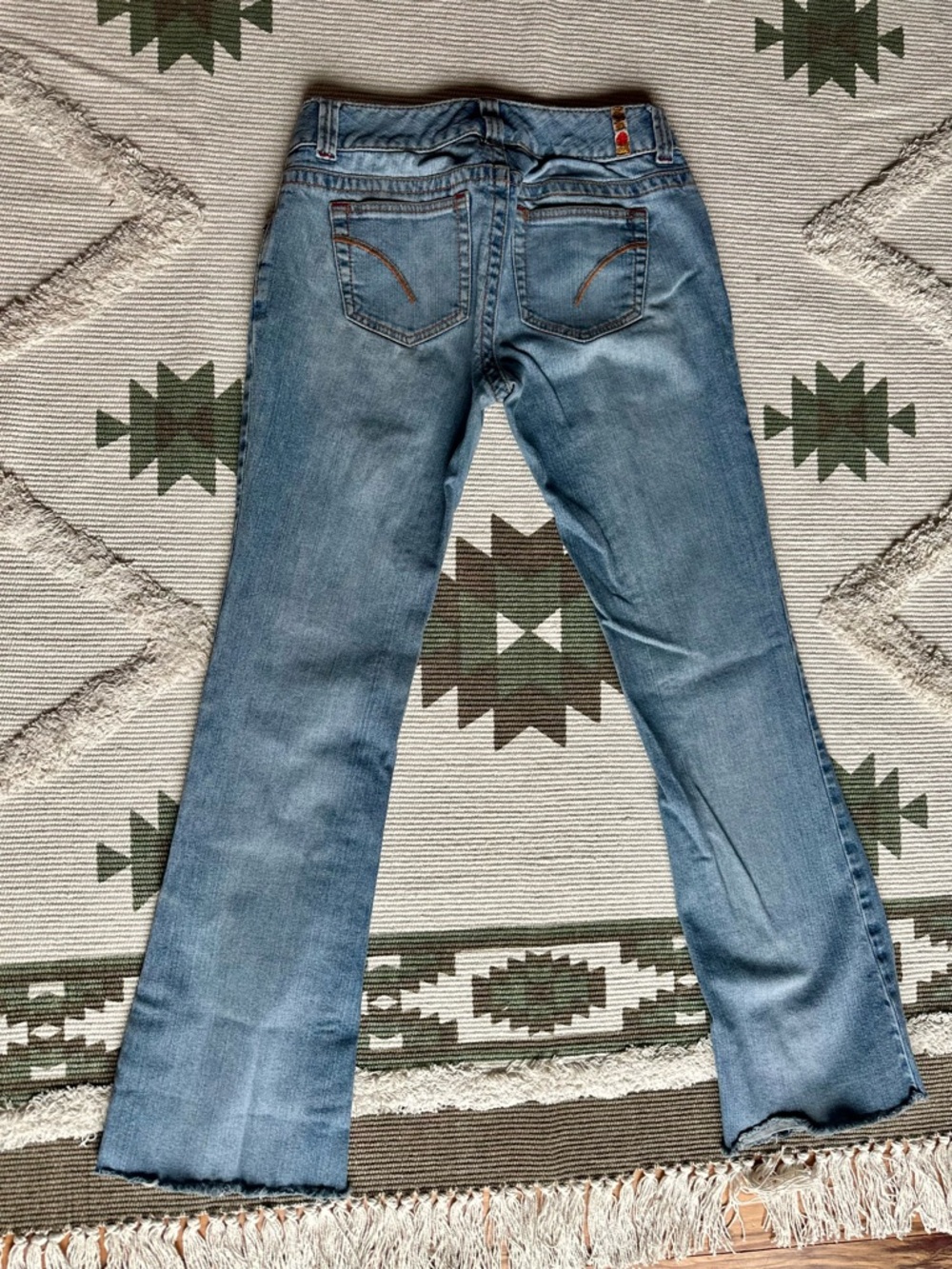 Blue Asphalt Flare Leg Jeans